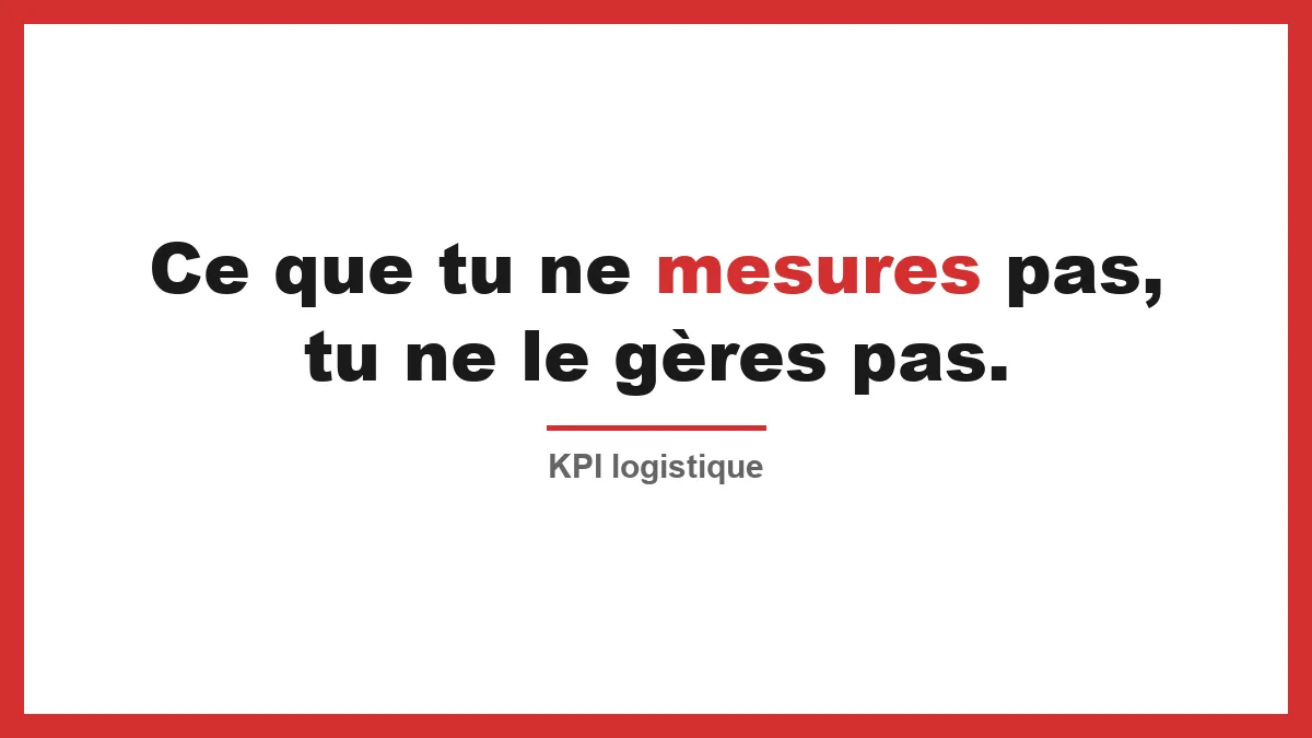 KPI logistique