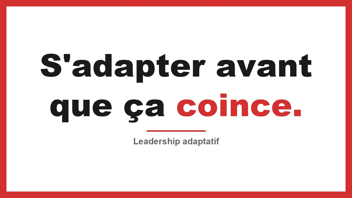 leadership adaptatif